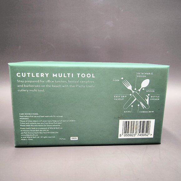 Pretty Useful Cutlery Multi Tool bottle opener, corkscrew, knife, fork, spoon - Picture 5 of 8